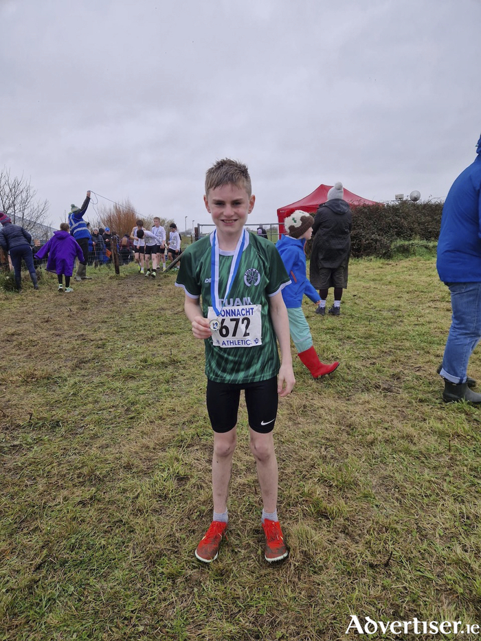 Darragh Steede, Tuam AC winner U12 
Connacht Boys Cross Country.