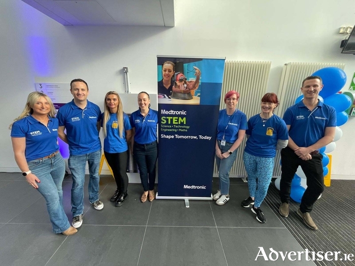 The Science and Technology Festival committee from L-R: Orla Sheeran, Barry O’Connell, Ursula Crampton GAP, Anna Marie Craughwell, Gwen Francis, Maire Brid Ní Chonghaile GAP, and Karl Dooher.