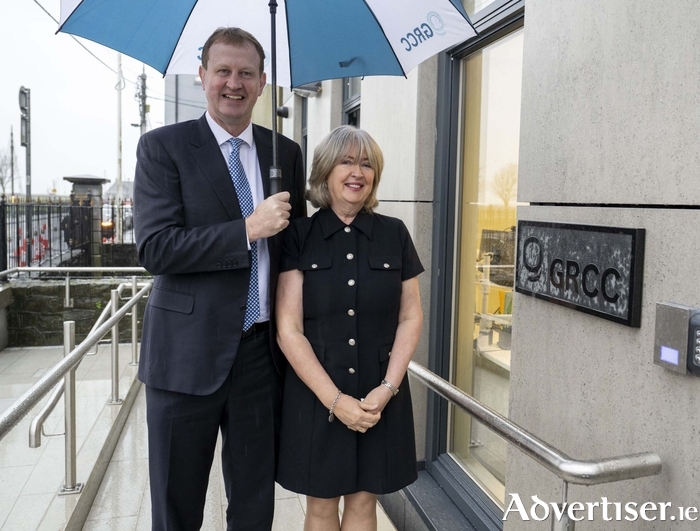 Minister for Justice, Home Affairs and Migration, Jim O’Callaghan along with Cathy Connolly, Executive Director (GRCC) officially opened the building.
Photo: Andrew Downes, xposure
