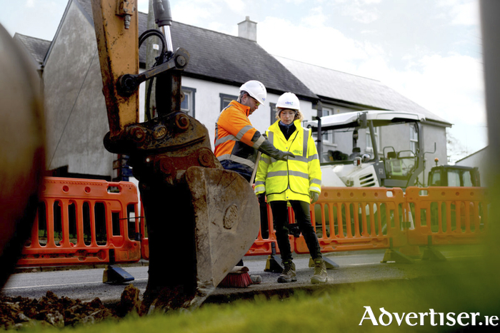 Works are due to commence on a programme of mains replacements in Dunmore next week.
