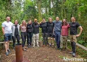 The ECOFUEL&trade; team with members of Hometree at the Avoca woodland site in County Wicklow, during their 2025 field day.