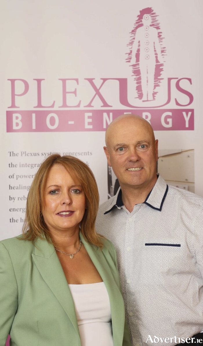 Tina Forkan and Michael O'Gara of Plexus Bio Energy Galway. Photo:- Mike Shaughnessy