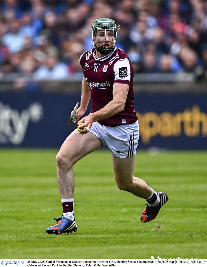 Cathal Mannion of Galway during the Leinster GAA Hurling Senior Championship Round 5 match between Dublin and Galway at Parnell Park in Dublin. (Photo by Tyler Miller/Sportsfile)