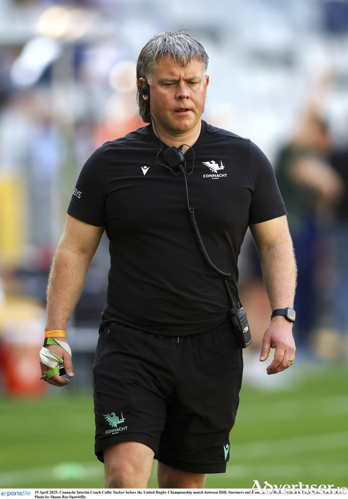 Connacht interim coach Cullie Tucker before the United Rugby Championship match between DHL Stormers and Connacht at DHL Stadium in Cape Town, South Africa. 
(Photo by Shaun Roy/Sportsfile)