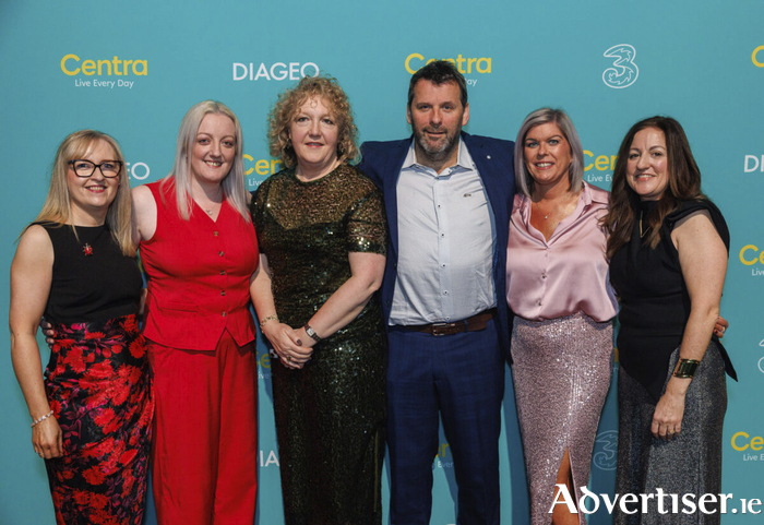 From left: Tricia Kyne, Sonia Collins, Ann and Michael O’Connor, Fiona Walsh, Michelle Conneely.