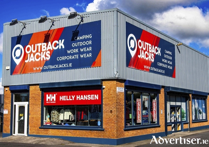 Outback Jacks store is situated in Ballybane Industrial Estate.