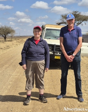 Martina Farragher and Christy O&#039;Hara during their visit to Simanjiro, a remote region in northern Tanzania