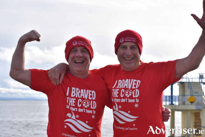 Brothers Eoin and Colm O'Donnellan.