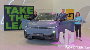 (L-R) Mark Brennan Marketing Manager Leapmotor Ireland, David O'Leary Managing Director DSD Events, and Laura Smyth Marketing Manager DSD Events.