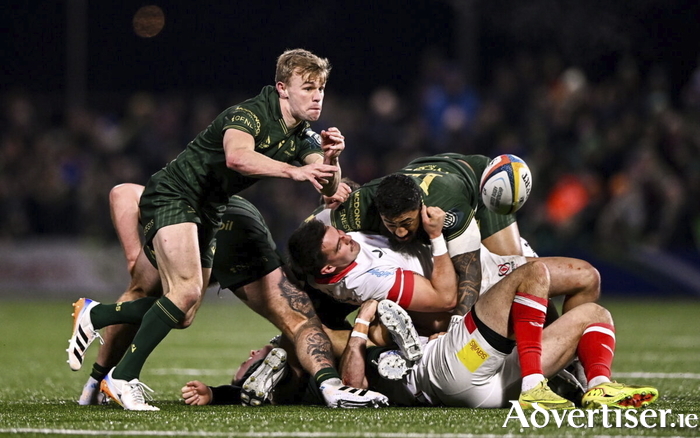 Ben Murphy of Connacht during the United Rugby Championship match between Connacht and Ulster at Dexcom Stadium in Galway. (Photo by Ben McShane/Sportsfile)