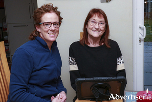 Emma Burke, advanced nurse practitioner in respiratory and nursing lead for the COPD Virtual Care Pathway, and Maureen Foley, Oranmore.