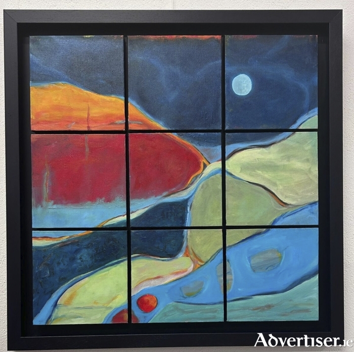 The View - oil on canvas by Elaine Cunningham.