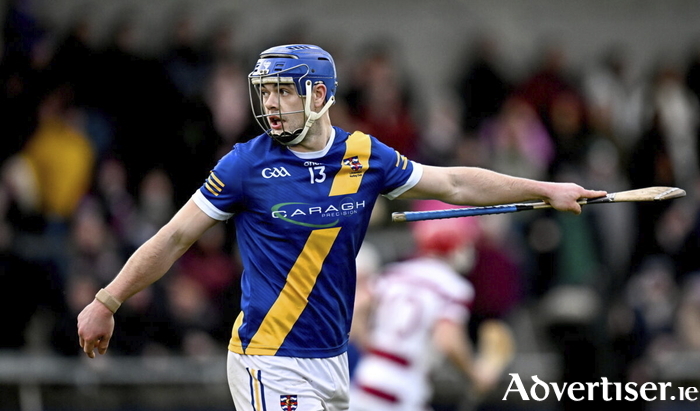 Anthony Burns of Loughrea during the AIB GAA Hurling All-Ireland Senior Club Championship semi-final match between Loughrea of Galway and Slaughtneil of Derry at Parnell Park in Dublin. (Photo by Seb Daly/Sportsfile)