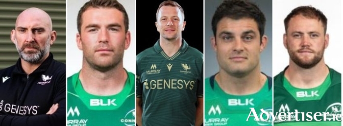 From left: John Muldoon, Andrew Browne, Jack Carty, Ronan Loughney and Eoin McKeon.