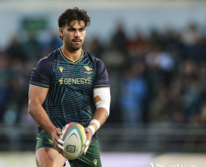 Byron Ralston of Connacht before the United Rugby Championship match between Connacht and Benetton Treviso at Dexcom Stadium in Galway. (Photo by Thomas Flinkow/Sportsfile)