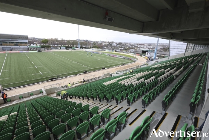 The new Clan Stand at the Dexcom Stadium which opens on Saturday night. Photo: MIke Shaughnessy.