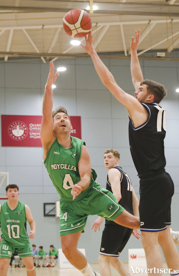 Maigh Cuilinn&rsquo;s James Loughnane was a key figure in his side's second-half surge against Ulster University.
 (Photo: Mike Shaughnessy)