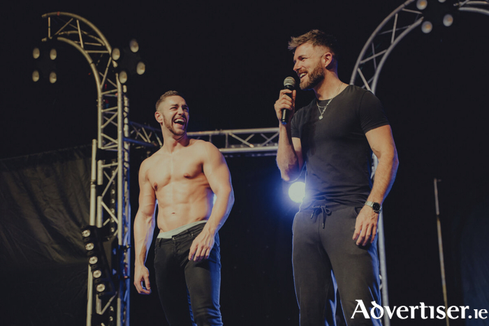 Two of the Dreamboys. Expect less clothing by the end of the night...