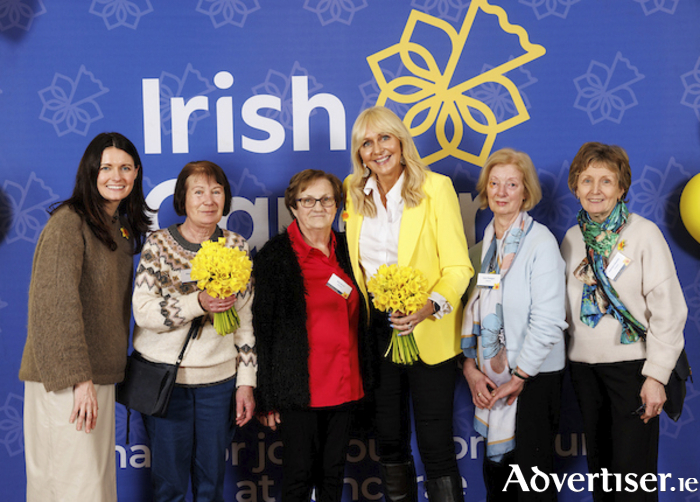 Pictured (left to right), Edel Shovlin, acting CEO, Rita Kavanagh, Rita Brett,&nbsp;with&nbsp;Miriam O'Callaghan&nbsp;and Joan Mangan, Patricia Heavey&nbsp;from Athenry, Co. Galway.  Photo: Andres Poveda