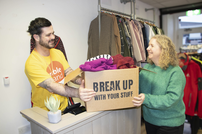 Galway's Enable Ireland is encouraging the public to "break up with your stuff", to declutter and donate this February. 