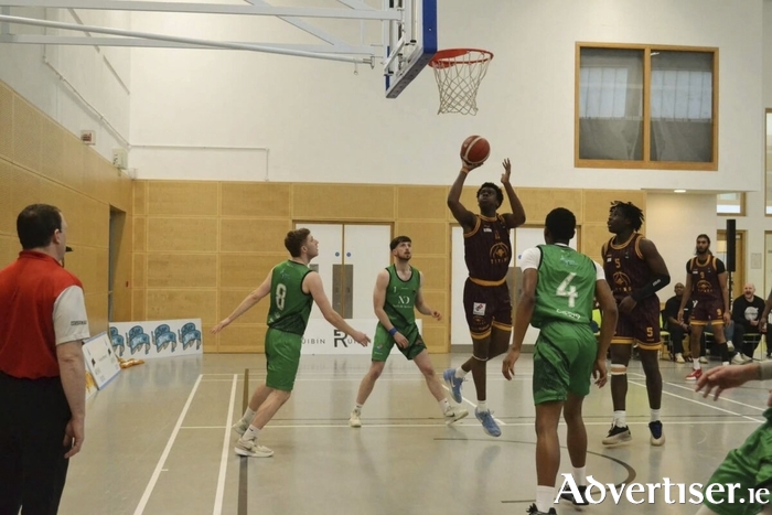 Declan Gbinigie finished with a stellar 22 points against Portlaoise Panthers last Sunday. (Photo: Virzhiniya Petkova-Tasheva)
