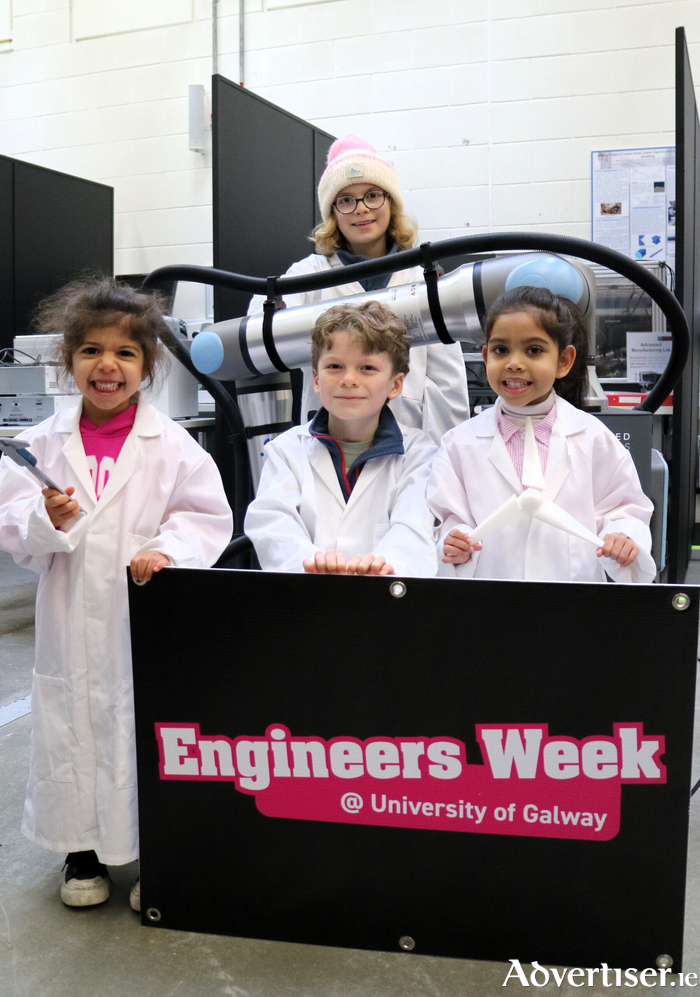University of Galway is inviting families of all ages to a free, hands-on event celebrating engineering and its impact on everyday life. 
Credit &ndash; Dr Magdalena Hajdukiewicz.
of Galway.)