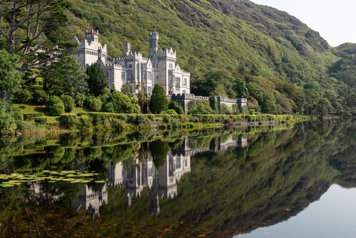 Kylemore Abbey in Pollacappul, Connemara