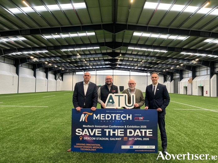From L to R: Colin Murphy (Premier Publishing & Events), Billy Donovan (MET/ATU), Dr. Patrick Delassus (MET/ATU) and Dr. Jamie Meehan (MET/ATU)