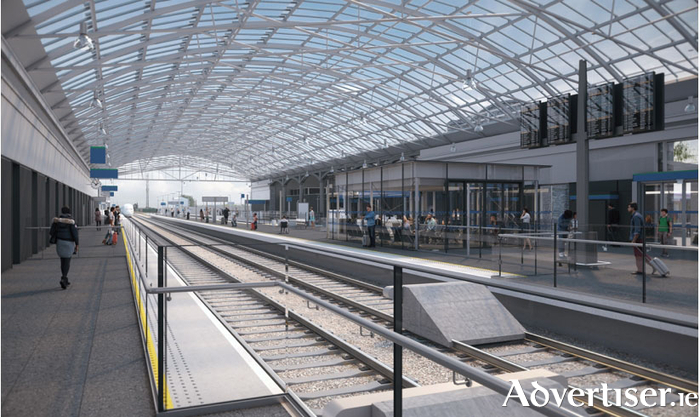 How Ceannt Station will look upon completion later this summer.