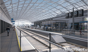 How Ceannt Station will look upon completion later this summer.