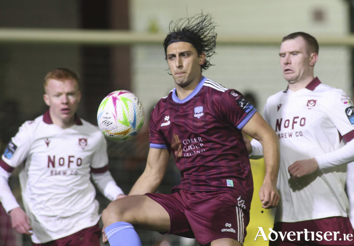 Galway United&rsquo;s Gianfranco Facchineri  in action from the game against Drogheda United in the SSE Airtricity FAI Men&rsquo;s Premier Division at Eamonn Deacy Park. (Photo: Mike Shaughnessy)