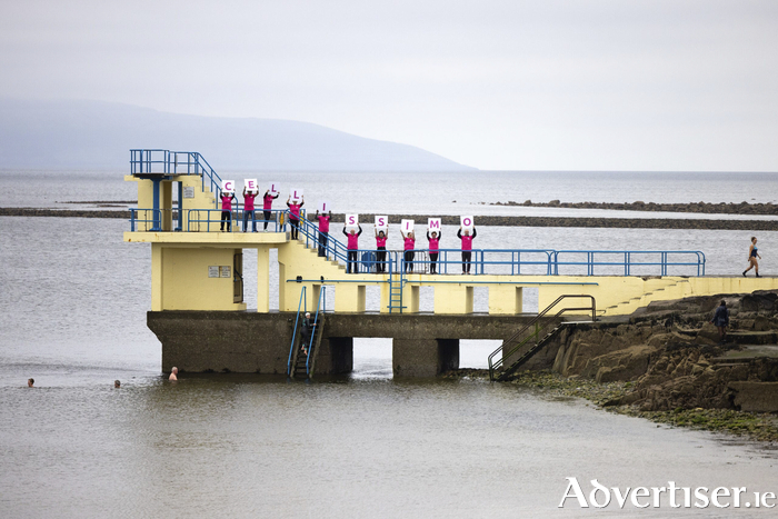 Music for Galway volunteers and team members on Blackrock diving tower, Salthill, during the 2024 Cellisimo festival. Organisers are fundraising to repeat it in 2027.