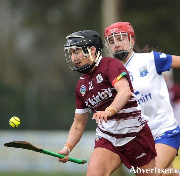 Centra Camogie League Division 1A, Kenny Park, Athenry, Galway 28/2/2026 Galway vs Waterford Galway's Aoife Donohue. (Photo: INPHO/Bryan Keane)