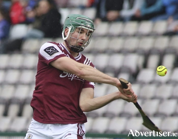 Galway&rsquo;s Aaron Niland in action from the Allianz National Hurling League game against Waterford at Pearse Stadium on Sunday. (Photo: Mike Shaughnessy)