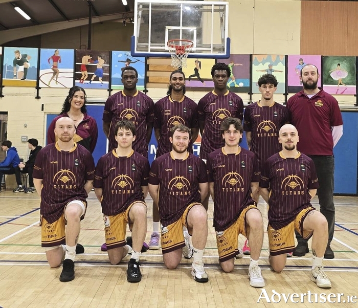 The Titans squad from their 89-80 victory over Malahide. (Photo: Virzhiniya Petkova-Tasheva)