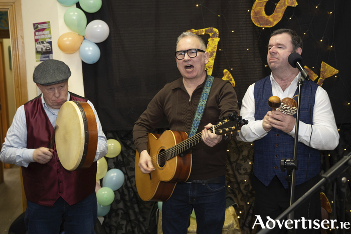Pictured at the launch are Tony Ward, Leo Moran and Martin Douglas.