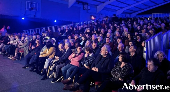 The tiered seating at the Claregalway Festival of Drama.