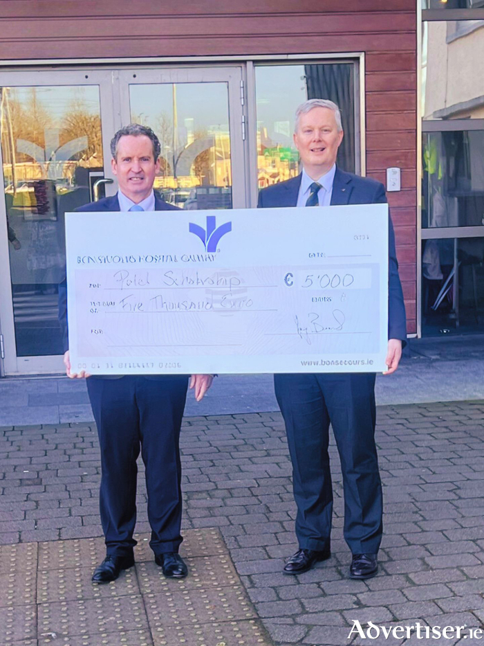 (L) Henry Burrows, CEO, and (R) Alan Burke, Head of Mission, both Bon Secours Hospital Galway