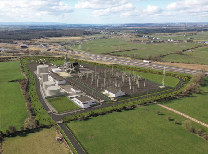 Image of the proposed Cashla Peaker Plant taken from Bord G&aacute;is Energy's website. 