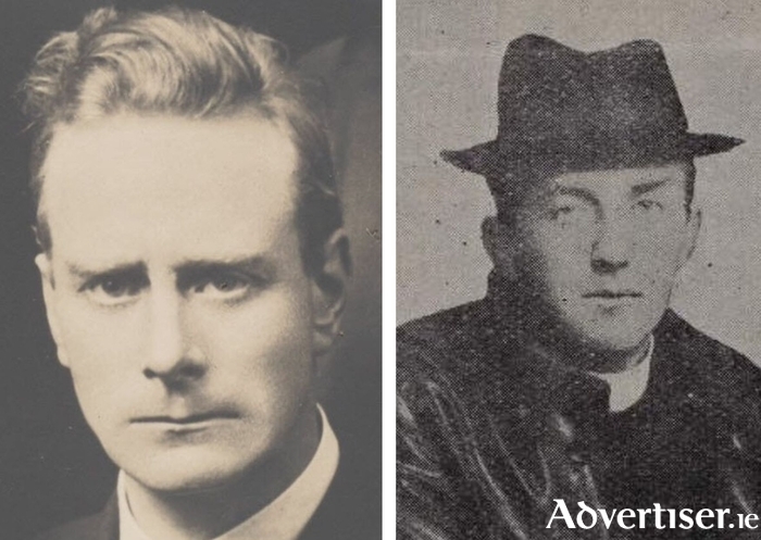 Liam Mellow (left) and Fr Michael Griffin.