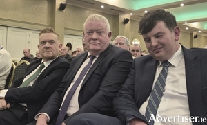 Fianna F&aacute;il hopefuls awaiting election results (L-R) Deputy Mayor Alan Cheevers, Cllr M&aacute;irt&iacute;n Lee, Cllr Cillian Keane. Members selected Keane to contest the Galway West by-election