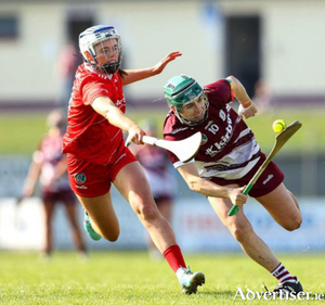 Galway's Niamh Mallon  against Cork.
 (INPHO/Tom O&rsquo;Hanlon)