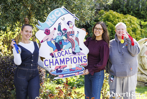 Al&aacute;nna O'Brien, Sonya Naumova, and Charlie Ward.