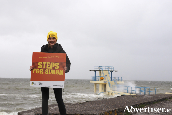 Personal trainer and Steps for Simon campaign ambassador Laura Burke at Blackrock, Salthill.