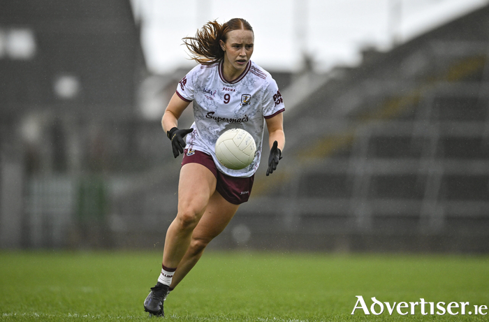 Siobh&aacute;n Divilly of Galway during the Lidl Ladies National Football League Division 1 final match between Cork and Galway at TUS Gaelic Grounds, Limerick. (Photo by Sam Barnes/Sportsfile)