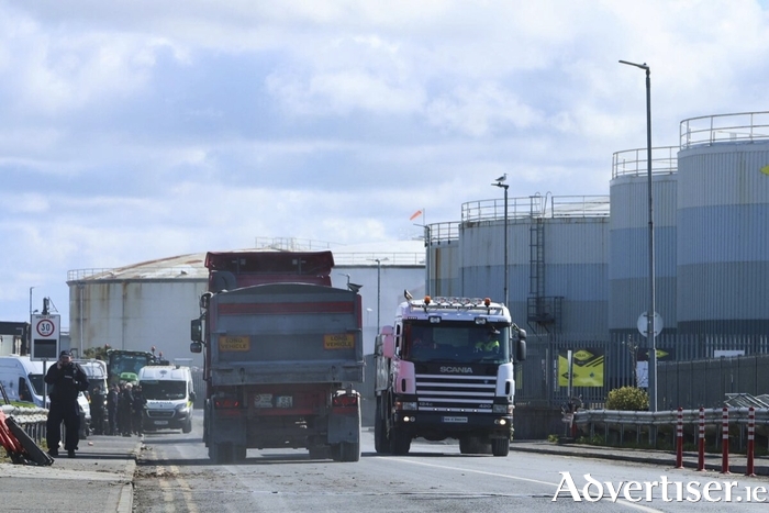 Galway Harbour fuel depot reopened after the Fuel Price Protests in April. Photo: Mike Shaughnessy
