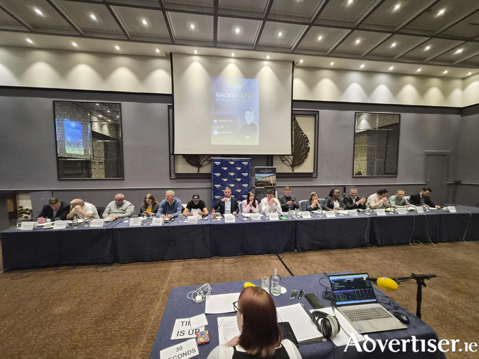 Sixteen candidates in the Galmont Hotel on Monday