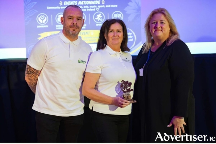 Pictured are Keith Mc Donagh , Bounce Back Recycling (BBR) Manager;Jane Ward , Bounce Back Upcycling (BBU )Manager Dr Kara McGann , IBEC