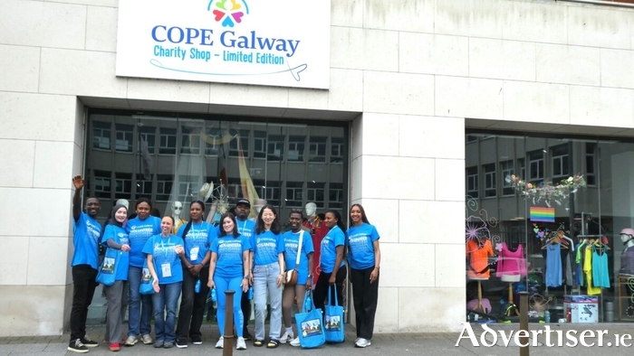 COPE Galway Volunteers at their charity shop in Newtownsmith.