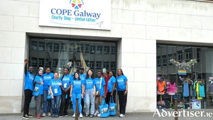 COPE Galway Volunteers at their charity shop in Newtownsmith.